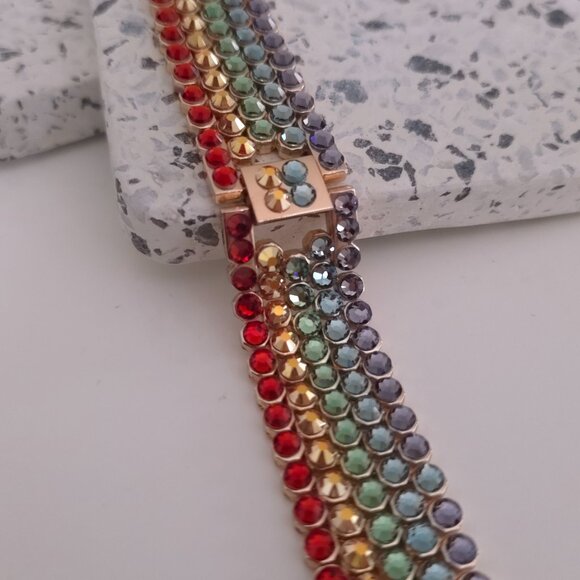 iWatch/Smart Watch bracelet band embellished with genuine Preciosa crystals - Picture 3 of 7